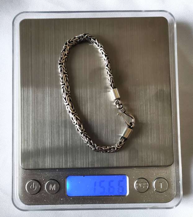 Vintage Sterling Silver bracelet - 15.66 g - 925 stamp - exquisite well crafted piece
