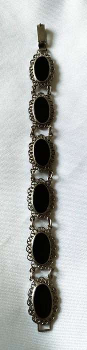 Vintage Sterling Silver OBLO bracelet - 18.53 g - 925 stamp - exquisite well crafted piece
