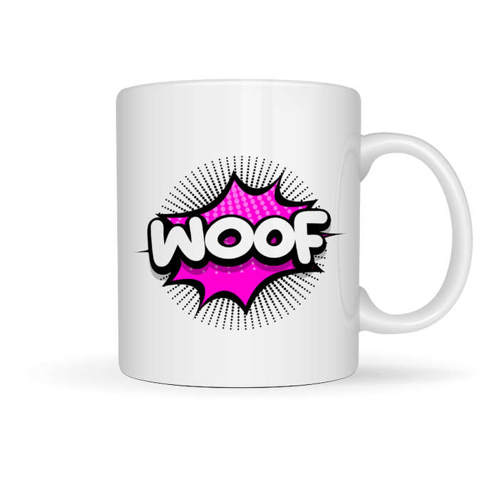 Printed Mug -Woof Printed Mug
