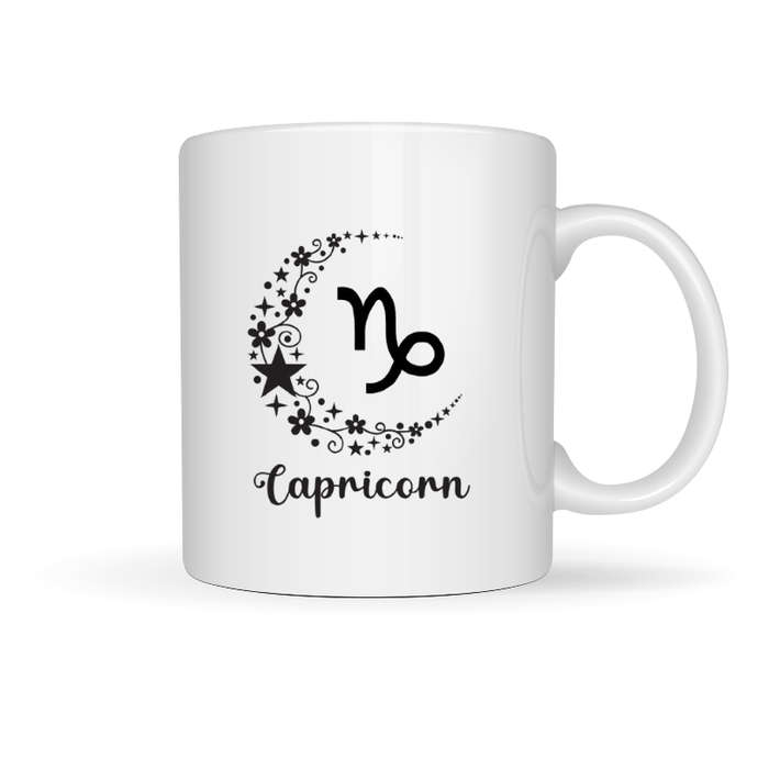 Printed Mug -Zodiac - Capricorn