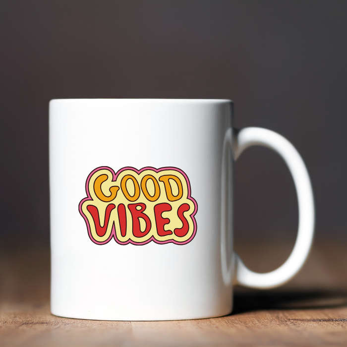 Printed Mug -Good Vibes