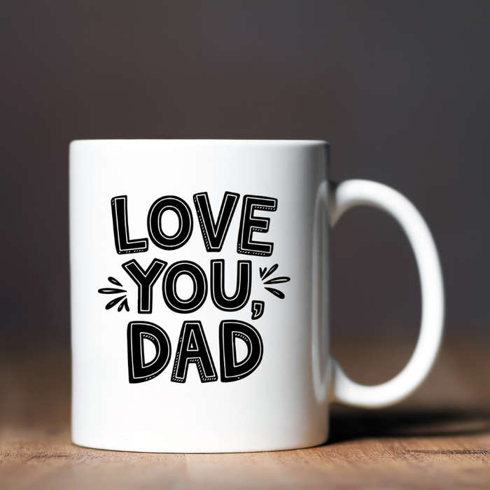 Printed Mug -Love you Dad Printed Mug