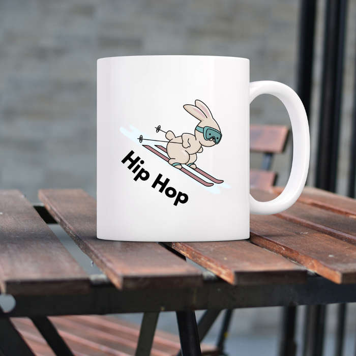 Printed Mug - Hip Hop Rabbit Printed Mug