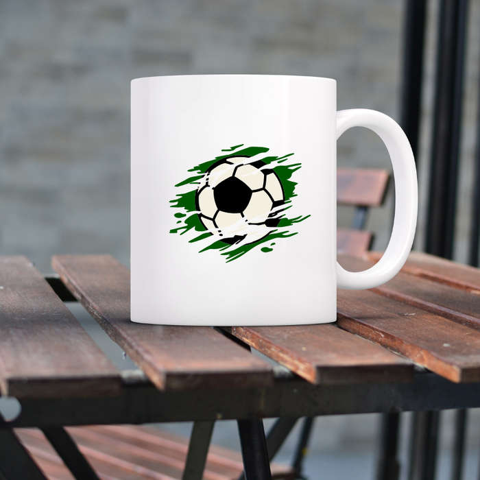 Printed Mug -Soccer Ball