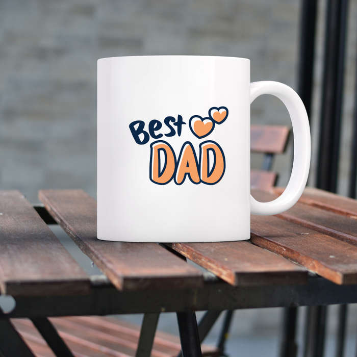 Printed Mug -Best Dad Printed Mug