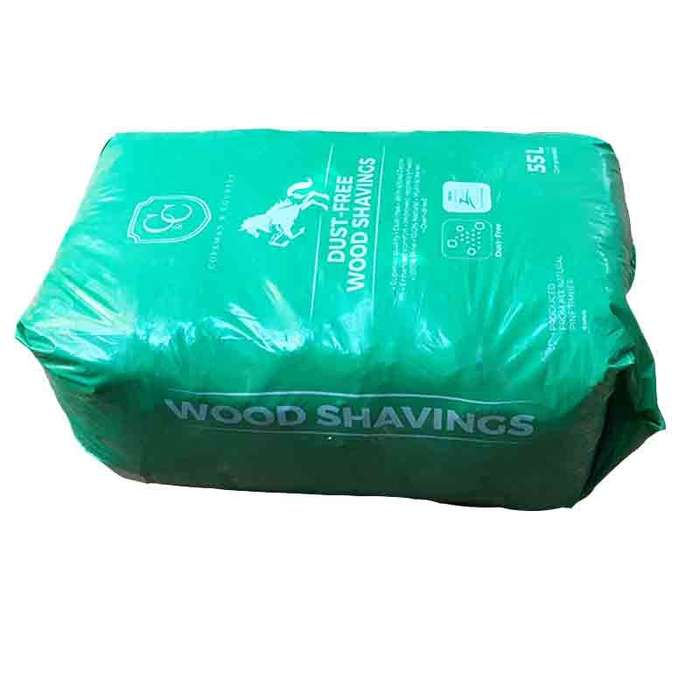 Wood Shavings - Dust Free 55L Semi Compressed Bag Oven Dried 100% Pine