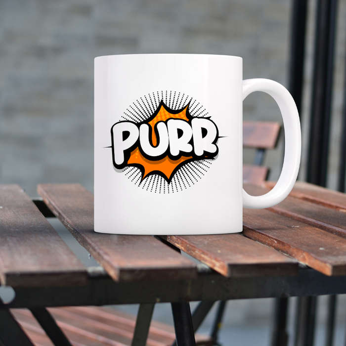 Printed Mug -PURR Printed Mug