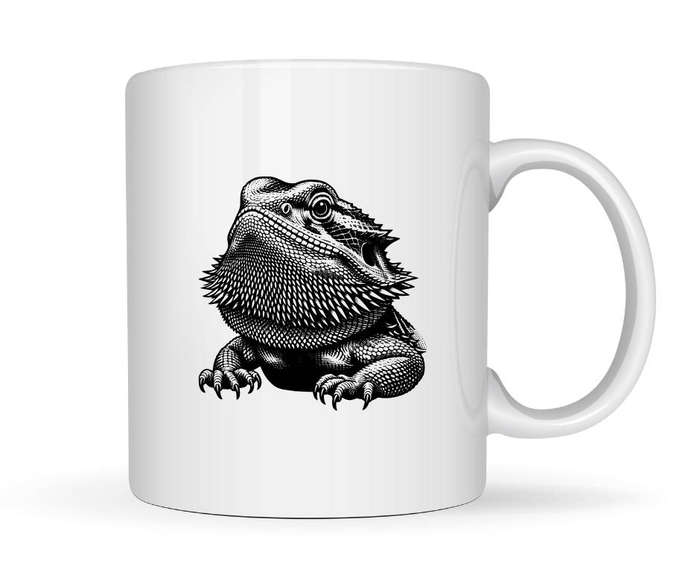 Printed Mug - Reptile Dragon Mug