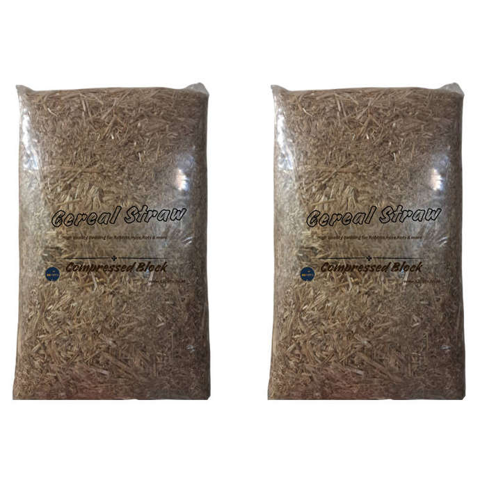 Cereal Straw for all Rodents - 2 Pack