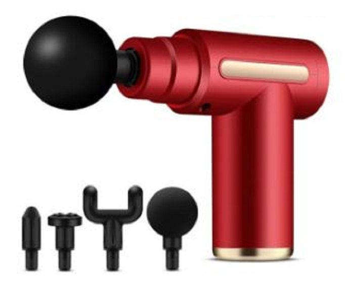 Rechargeable 4 Heads Portable Muscle Massage Gun Percussion Massager