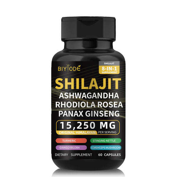 15250mg with Maca Ginseng Ashwagandha Turmeric, Energy Supplement Muscle Mass Endurance