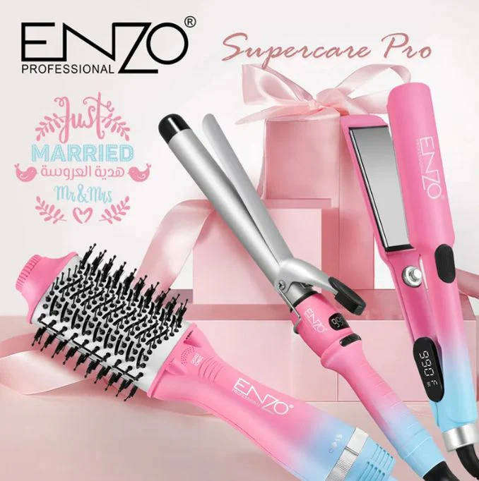 Straightener Curler 3 In 1 ElectricHair Straightener, Brush & Curler.