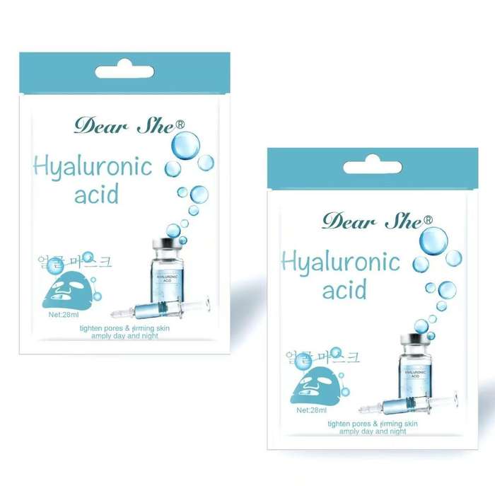 Dear she Essence Mask (Honey , Charcoal, Snail, Apple, Acid ) pack of 2
