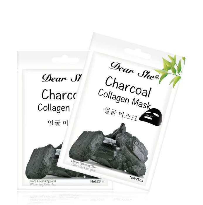 Dear she Essence Mask (Honey , Charcoal, Snail, Apple, Acid ) pack of 2