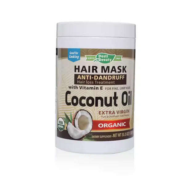 High Quality Vitamin E Anti Hair Loss Treatment Organic Hair Mask Coconut Oil Hair Mask