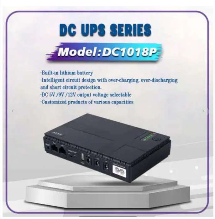 24000mAh Mini DC UPS. Uninterupted power for routers, security cam, mobile devices ect (+/- 6 hours)
