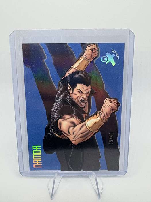 2023 Marvel Fleer Ultra Wolverine - EX Century Namor Blue 5/40 #EX40