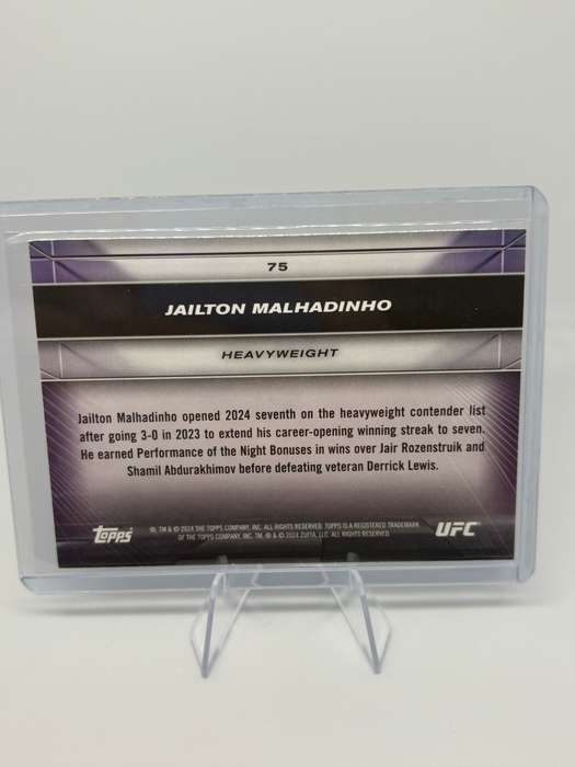 2024 Topps UFC Knockout - Jailton Malhadinho 67/125 #75