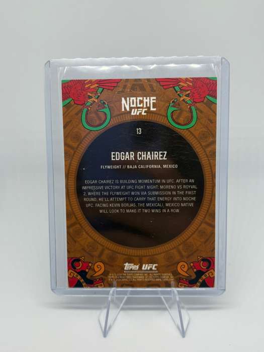 2024 Topps UFC Noche - Edgar Chairez 101/125 #13