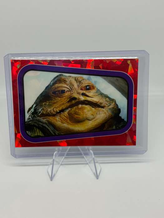 Topps Chrome Sapphire 2023 Star Wars ROTJ - Jabba Sticker Card!