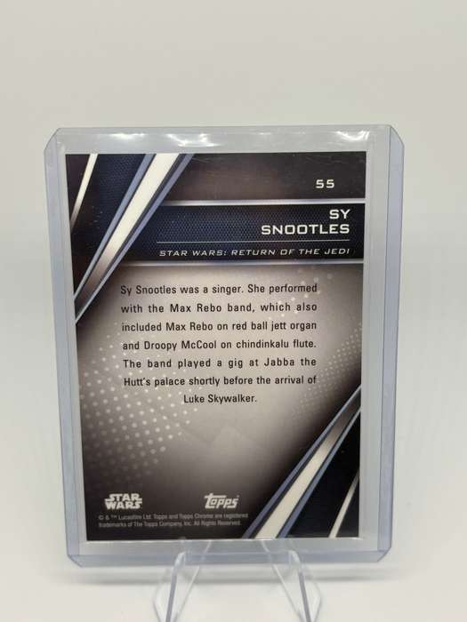 2023 Topps Chrome Black Star Wars - Sy Snootles 103/199 #55