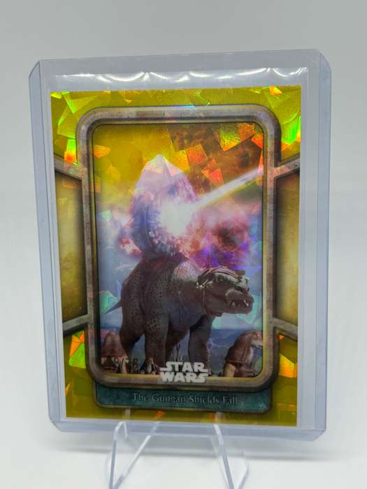 Topps Chrome Sapphire 2024 Star Wars TPM - The Gungan Shields Fall 58/75 #85