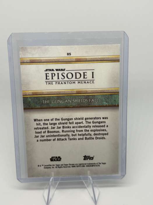 Topps Chrome Sapphire 2024 Star Wars TPM - The Gungan Shields Fall 58/75 #85