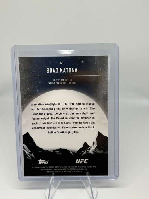 2024 Topps UFC Midnight - Brad Katona RC SP 73/99  #53