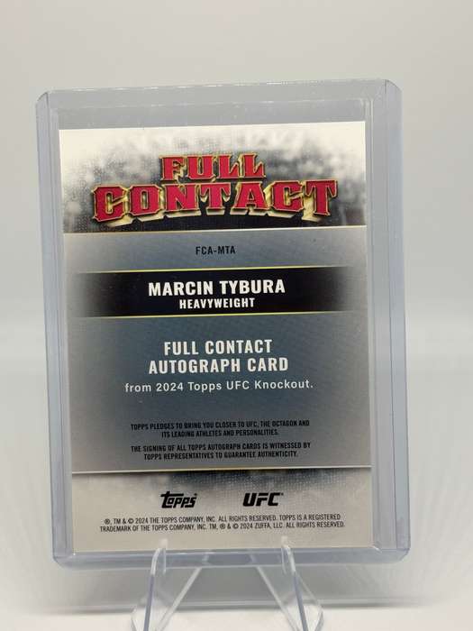 2024 Topps UFC Knockout - Marcin Tybura Auto #FCA-MTA