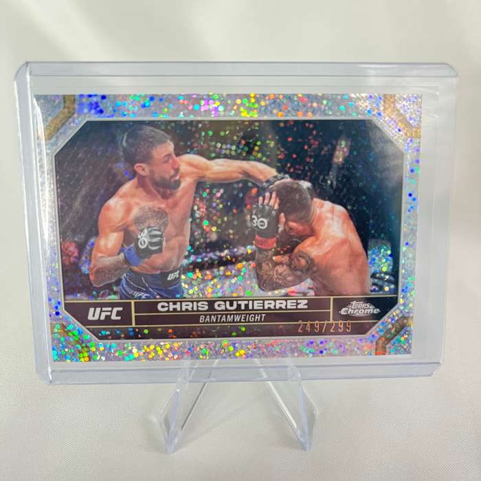 2024 Topps Chrome UFC - Chris Gutierrez Speckle Refractor 249/299 #44