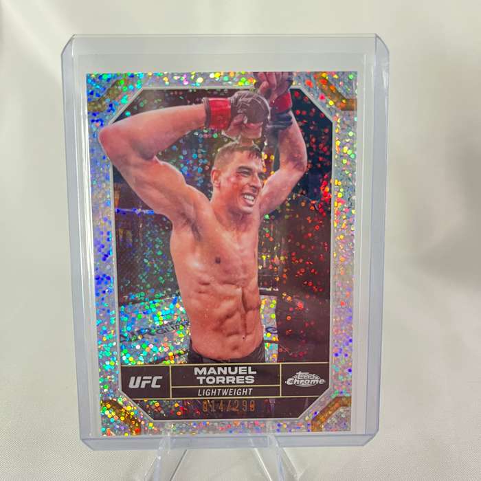 2024 Topps Chrome UFC - Manuel Torres Speckle Refractor 14/299 #121