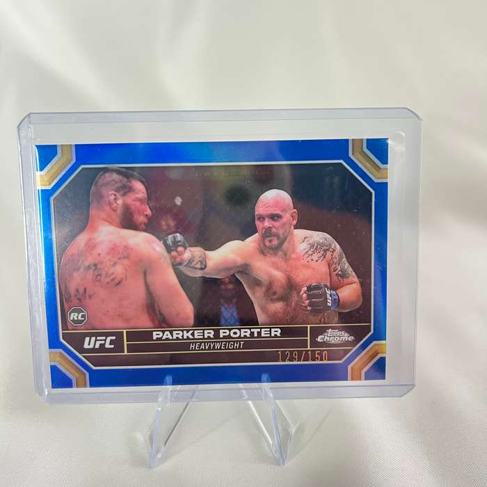 2024 Topps Chrome UFC - Parker Porter Blue Refractor 129/150 #142