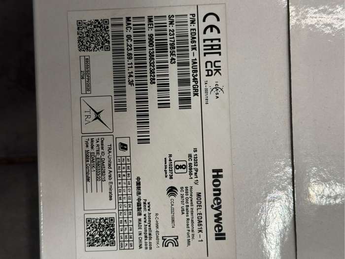 SCANNER Honeywell (EDA61K-HB-2)