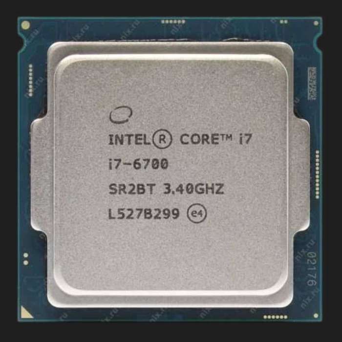 Core i7 6th generation Processor/4 Cores/8 Threads/3.4GHz
