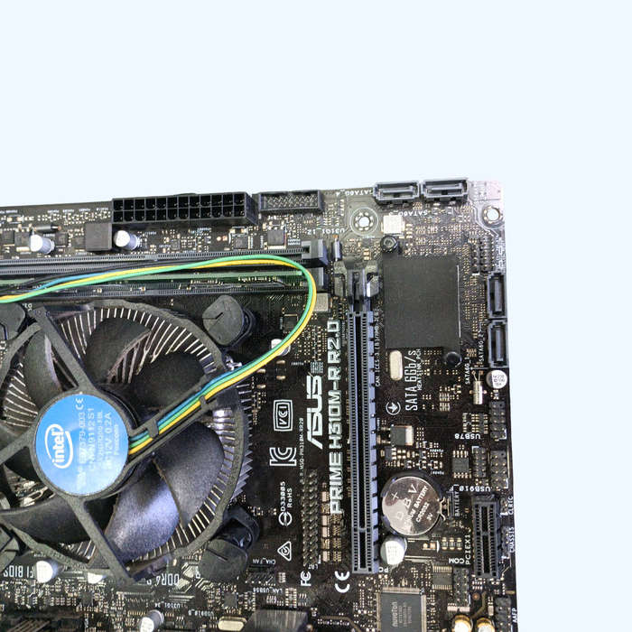 ASUS PRIME H310M-R R2.0 with Core i7 8th gene processor + 16Gb Memory