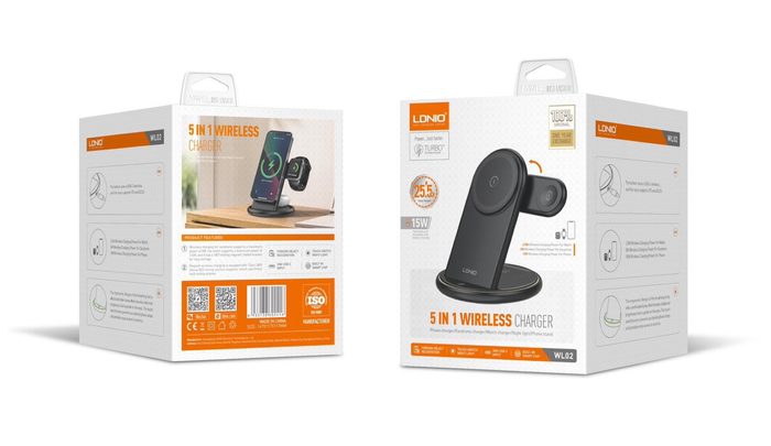 5 in 1 wireless charger