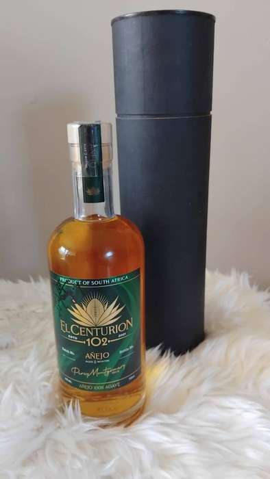 Autographed Percy Montgomery Limited Edition El Centurion 102 Tequila