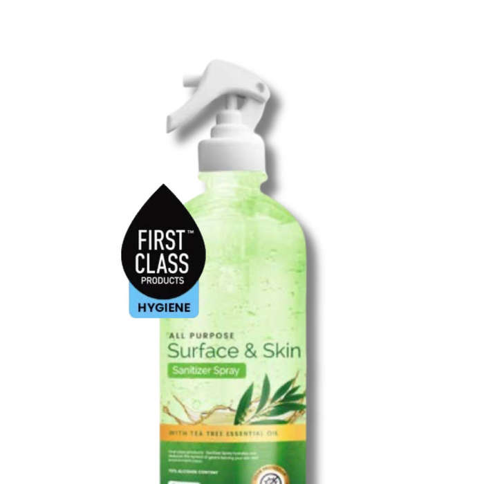 First Class Sanitizer Spray Tea Tree Surface & Handwash 500ml x 24