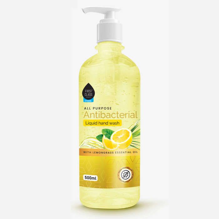 First Class Liquid Handwash Lemon Grass 500ml x 24