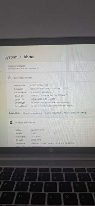 HP ProBook 440 G9 Intel core i5-1235U - 16GB DDR4 - 256GB SSD - FHD - 10 Cores