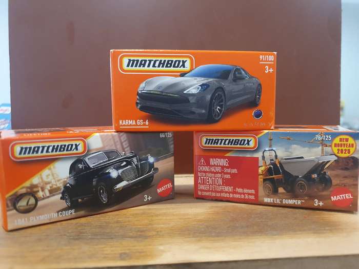 Matchbox     set of 3