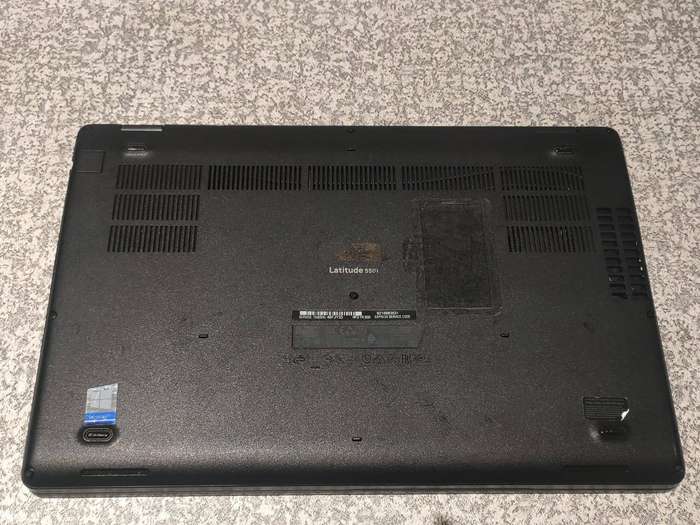 Dell Latitude 5501 Intel Core i7 9850H CPU 8GB DDR4 RAM 256GB M.2 NVMe SSD NVidia Graphics Win 11
