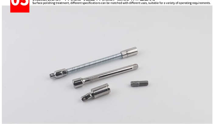 46-piece wrench socket bit combination ratchet socket flying wrench motorcycle car repair tool set