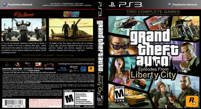 Playstation 3 (PS3): Grand Theft Auto Game (Complete In Box, Manual Included)