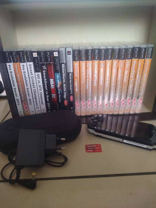 Sony Psp Console + An Exciting Mixed Gaming Bundle