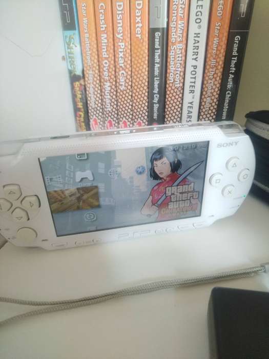 PSP Console (1004 Model - White Edition) + 10 Games