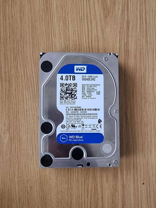 WD 4TB Blue Desktop Hard Disk Drive - 5400 RPM SATA 6 Gb/s 64MB Cache 3.5 Inc | WD40EZRZ (100% Excel