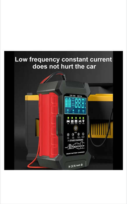 12V 10A & 24V 5V Smart Automatic Battery Charger & Pulse Repair Tool RG-10