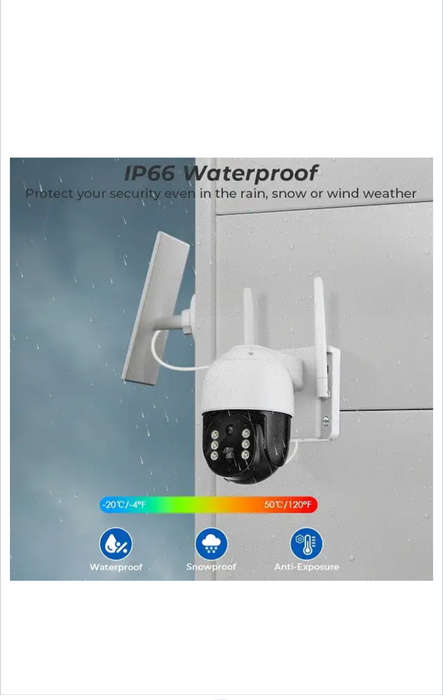 SE-TQ5-4G Solar Powered 4G Surveillance Camera iCSee App