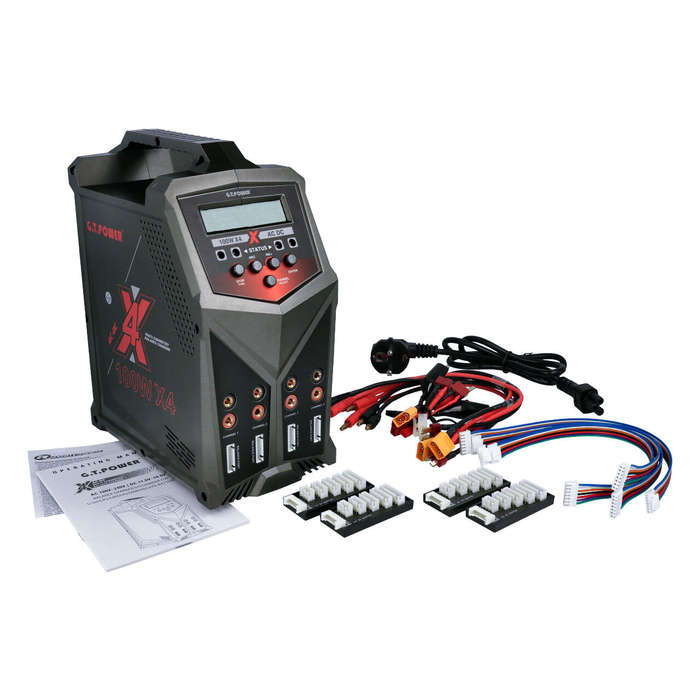 GTP X4 AC/DC Quad Charger 400w